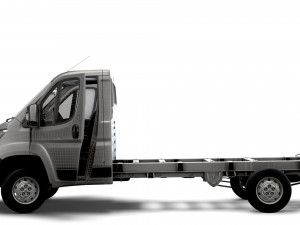 Peugeot Boxer Chassis HQInterior SCab 3800WB 2023 3D Model