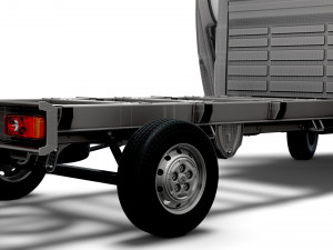 Peugeot Boxer Chassis HQInterior SCab 3800WB 2023 3D Model