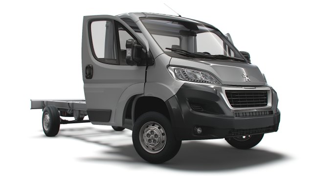 Peugeot Boxer Chassis HQInterior SCab 4035WBXL 2023 3D Модель .c4d .max .obj .3ds .fbx .stl .blend
