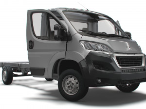 Peugeot Boxer Chassis HQInterior SCab 4035WBXL 2023 3D Модель