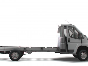 Peugeot Boxer Chassis HQInterior SCab 4035WBXL 2023 3D Модель
