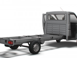 Peugeot Boxer Chassis HQInterior SCab 4035WBXL 2023 3D Модель