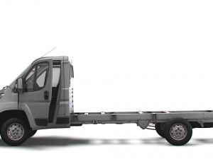 Peugeot Boxer Chassis HQInterior SCab 4035WBXL 2023 3D Модель