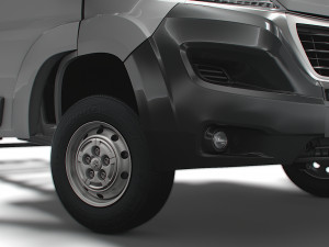 Peugeot Boxer Chassis HQInterior SCab 4035WBXL 2023 3D Модель