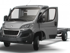 Peugeot Boxer Chassis HQInterior SCab 4035WBXL 2023 3D Модель