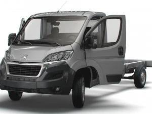 Peugeot Boxer Chassis HQInterior SCab 4035WBXL 2023 3D Model