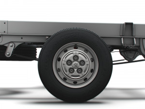 Peugeot Boxer Chassis HQInterior SCab 4035WBXL 2023 3D Модель