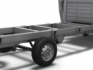 Peugeot Boxer Chassis HQInterior SCab 4035WBXL 2023 3D Модель