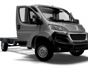 Peugeot Boxer Chassis HQInterior SCab 4035WBXL 2023 3D Модель