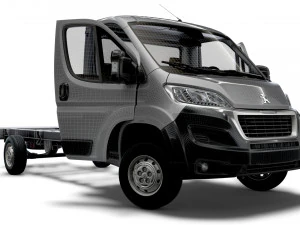 Peugeot Boxer Chassis HQInterior SCab 4035WBXL 2023 3D Model