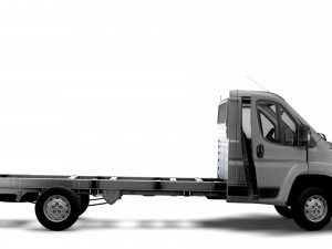 Peugeot Boxer Chassis HQInterior SCab 4035WBXL 2023 3D Модель