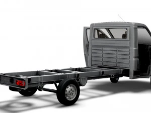 Peugeot Boxer Chassis HQInterior SCab 4035WBXL 2023 3D Model