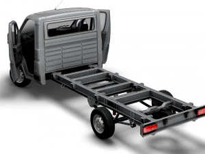 Peugeot Boxer Chassis HQInterior SCab 4035WBXL 2023 3D Model