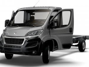 Peugeot Boxer Chassis HQInterior SCab 4035WBXL 2023 3D Модель