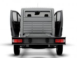 Peugeot Boxer Chassis HQInterior SCab 4035WBXL 2023 3D Модель