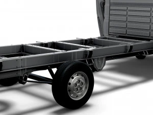 Peugeot Boxer Chassis HQInterior SCab 4035WBXL 2023 3D Model