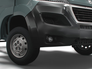 Peugeot Boxer Chassis Truck SCab 3450WB HQInterior 2023 3D Модель