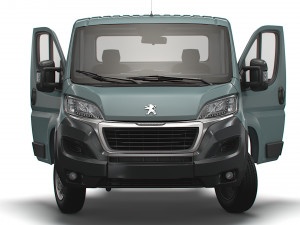 Peugeot Boxer Chassis Truck SCab 3450WB HQInterior 2023 3D Модель