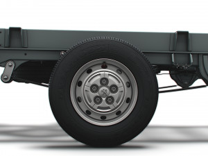 Peugeot Boxer Chassis Truck SCab 3450WB HQInterior 2023 3D Модель