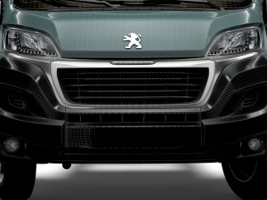 Peugeot Boxer Chassis Truck SCab 3450WB HQInterior 2023 3D Модель