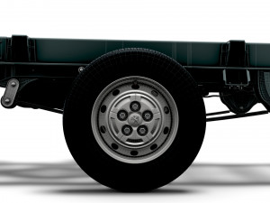 Peugeot Boxer Chassis Truck SCab 3450WB HQInterior 2023 3D Модель