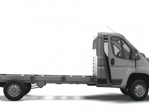 Peugeot Boxer Chassis Truck SCab 4035WB HQInterior 2023 Modèle 3D