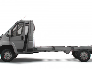 Peugeot Boxer Chassis Truck SCab 4035WB HQInterior 2023 Modèle 3D