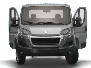 Peugeot Boxer Chassis Truck SCab 4035WB HQInterior 2023 Modèle 3D