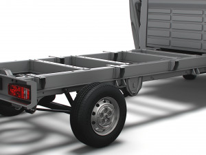 Peugeot Boxer Chassis Truck SCab 4035WB HQInterior 2023 Modèle 3D