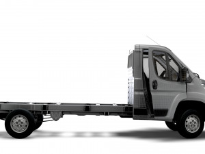 Peugeot Boxer Chassis Truck SCab 4035WB HQInterior 2023 Modèle 3D
