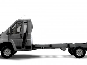 Peugeot Boxer Chassis Truck SCab 4035WB HQInterior 2023 Modèle 3D