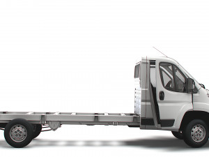 Peugeot Boxer Chassis Truck SCab 4300WB HQInterior 2023 3D Модель