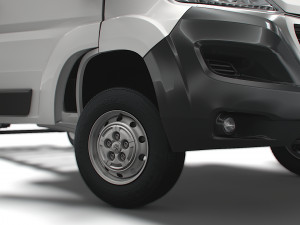 Peugeot Boxer Chassis Truck SCab 4300WB HQInterior 2023 3D Модель