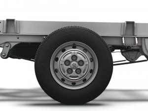 Peugeot Boxer Chassis Truck SCab 4300WB HQInterior 2023 3D Модель