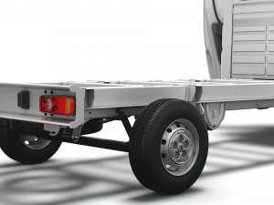 Peugeot Boxer Chassis Truck SCab 4300WB HQInterior 2023 3D Модель