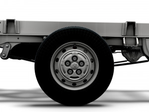 Peugeot Boxer Chassis Truck SCab 4300WB HQInterior 2023 3D Модель