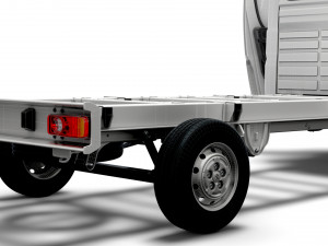Peugeot Boxer Chassis Truck SCab 4300WB HQInterior 2023 3D Модель
