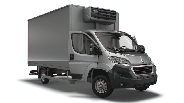 Peugeot Boxer Refrigerator HQInterior 4300WB 2023 3D Model .c4d .max .obj .3ds .fbx .stl .blend 
