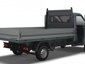 Peugeot Boxer Benne Simple Cabine HQ Int&eacute;rieur 2023 Modèle 3D