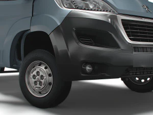 Peugeot Boxer Benne Simple Cabine HQ Int&eacute;rieur 2023 Modèle 3D