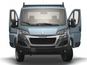 Peugeot Boxer SingleCab Tipper HQInterior 2023 Modello 3D