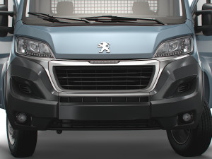 Peugeot Boxer SingleCab Tipper HQInterior 2023 Modello 3D