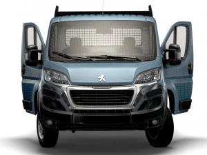 Peugeot Boxer Benne Simple Cabine HQ Int&eacute;rieur 2023 Modèle 3D
