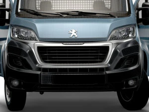 Peugeot Boxer Benne Simple Cabine HQ Int&eacute;rieur 2023 Modèle 3D