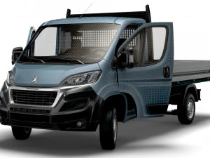 Peugeot Boxer Benne Simple Cabine HQ Int&eacute;rieur 2023 Modèle 3D