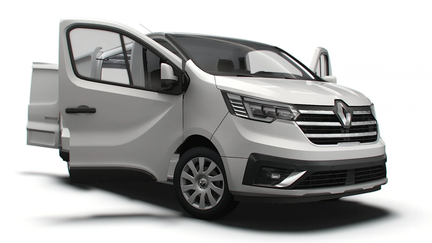 Renault Trafic L2H1 HQInterior 2023 3D Model .c4d .max .obj .3ds .fbx .stl .blend 