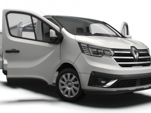 Renault Trafic L2H1 HQInterior 2023 3D Модель