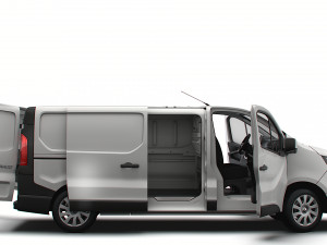 Renault Trafic L2H1 HQInterior 2023 3D Model