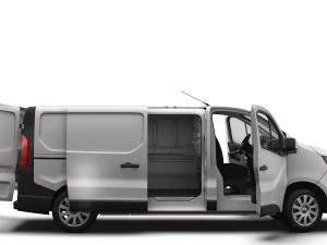 Renault Trafic L2H1 HQInterior 2023 3D Model