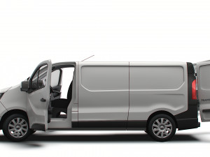 Renault Trafic L2H1 HQInterior 2023 3D Model